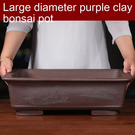 Large Yixing Clay Bonsai Pot