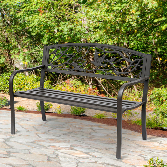 Metal Garden Bench